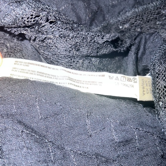 Free People $68 Bright Lights Cami Beaded Top Black Size XS OB1068264 Boho - Picture 10 of 10